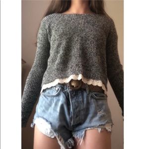 Cropped sweater